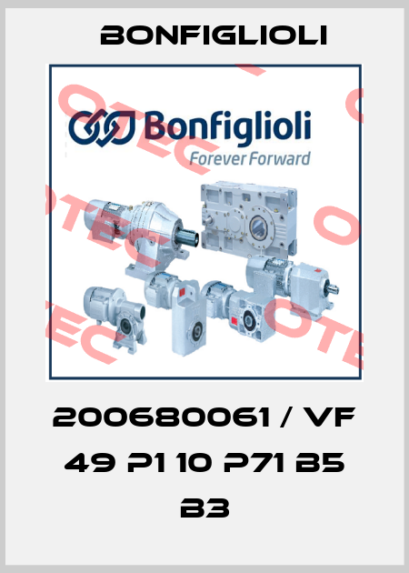 200680061 / VF 49 P1 10 P71 B5 B3 Bonfiglioli