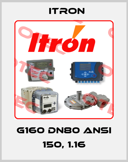 G160 DN80 ANSI 150, 1.16 Itron