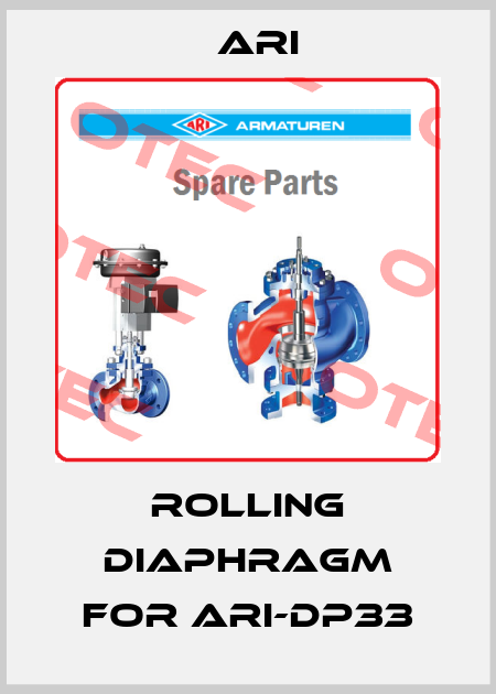 Rolling diaphragm for ARI-DP33 ARI