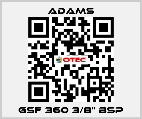 GSF 360 3/8" BSP ADAMS