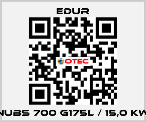 NUBS 700 G175L / 15,0 KW Edur