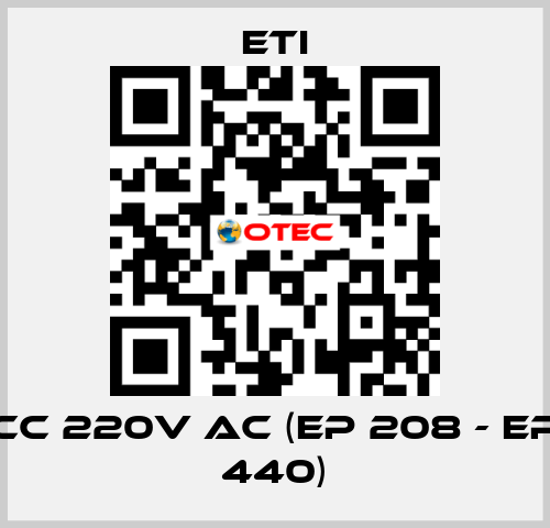 CC 220V AC (EP 208 - EP 440) Eti
