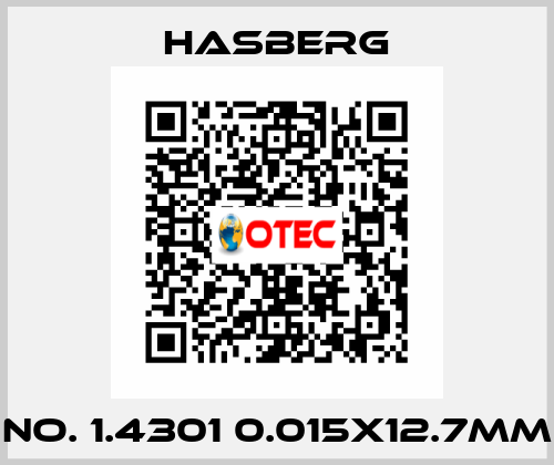 No. 1.4301 0.015x12.7mm Hasberg