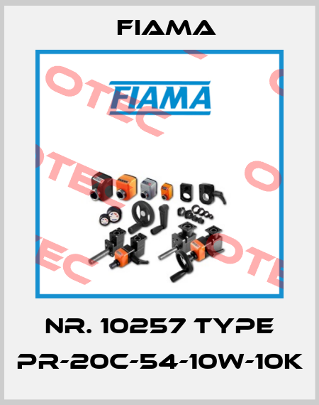 Nr. 10257 Type PR-20C-54-10W-10K Fiama