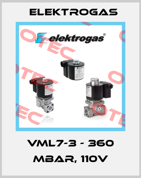 VML7-3 - 360 mbar, 110V Elektrogas