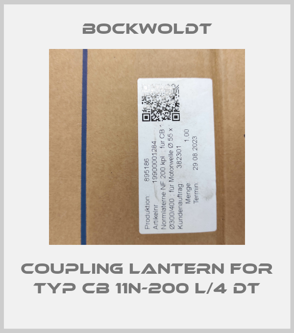 coupling lantern for Typ CB 11N-200 L/4 DT-big