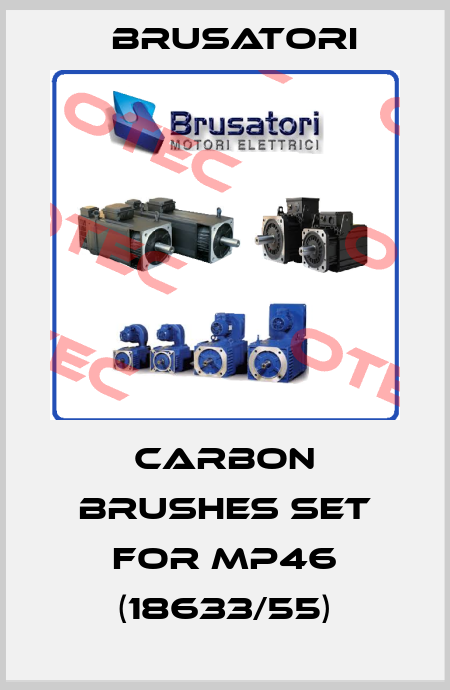 Carbon brushes set for MP46 (18633/55) Brusatori