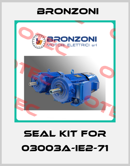 seal kit for 03003A-IE2-71 Bronzoni