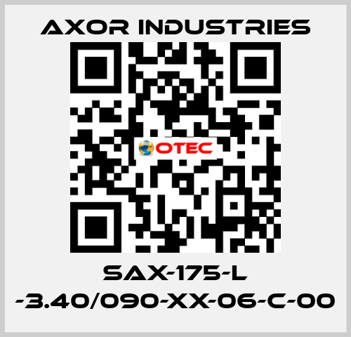 SAX-175-L -3.40/090-XX-06-C-00 Axor Industries