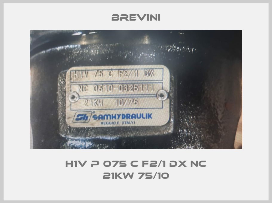 H1V P 075 C F2/1 DX NC 21Kw 75/10-big