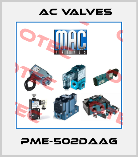 PME-502DAAG МAC Valves