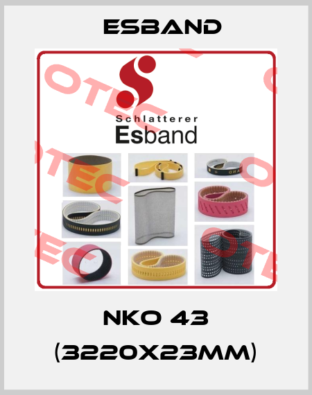 NKO 43 (3220x23mm) Esband
