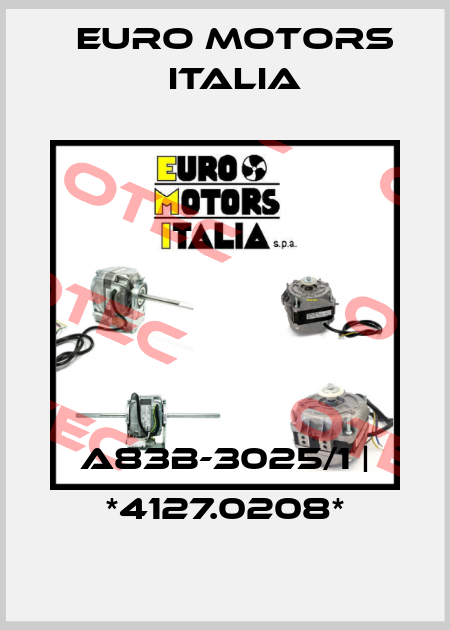 A83B-3025/1 | *4127.0208* Euro Motors Italia