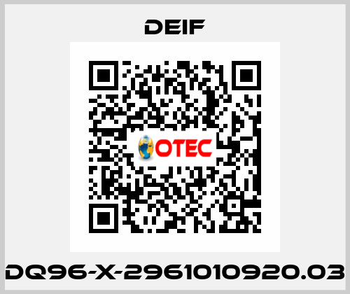 DQ96-X-2961010920.03 Deif