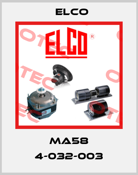 MA58 4-032-003 Elco