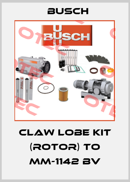 CLAW LOBE Kit (ROTOR) to MM-1142 BV Busch