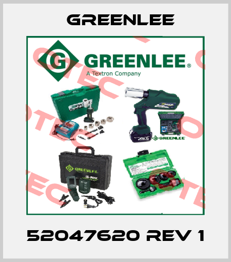 52047620 REV 1 Greenlee
