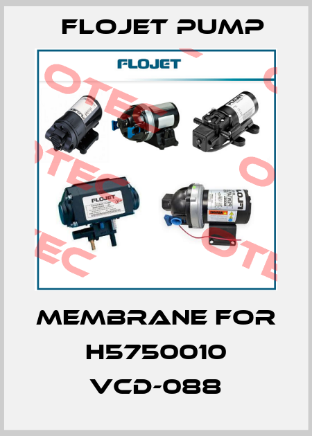 membrane for H5750010 VCD-088 Flojet Pump