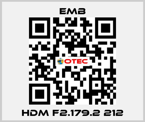 HDM F2.179.2 212 Emb