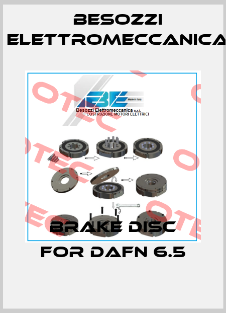brake disc for DAFN 6.5 Besozzi Elettromeccanica