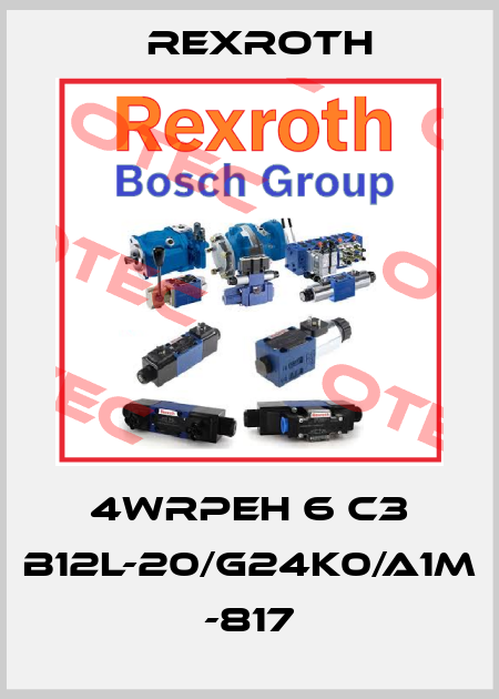 4WRPEH 6 C3 B12l-20/G24K0/A1M -817 Rexroth