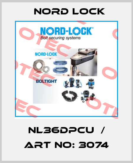 NL36DPCU  / art no: 3074 Nord Lock
