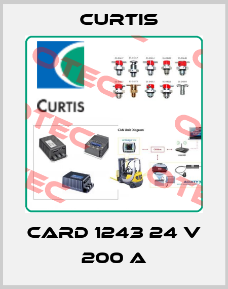CARD 1243 24 V 200 A Curtis