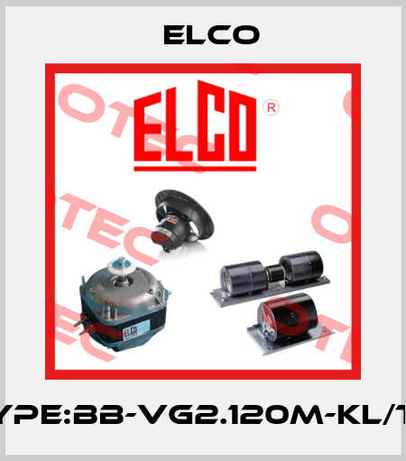 TYPE:BB-VG2.120M-KL/TC Elco