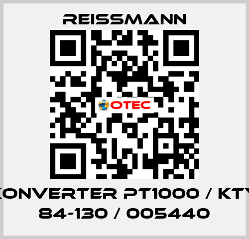 Konverter Pt1000 / KTY 84-130 / 005440 Reissmann