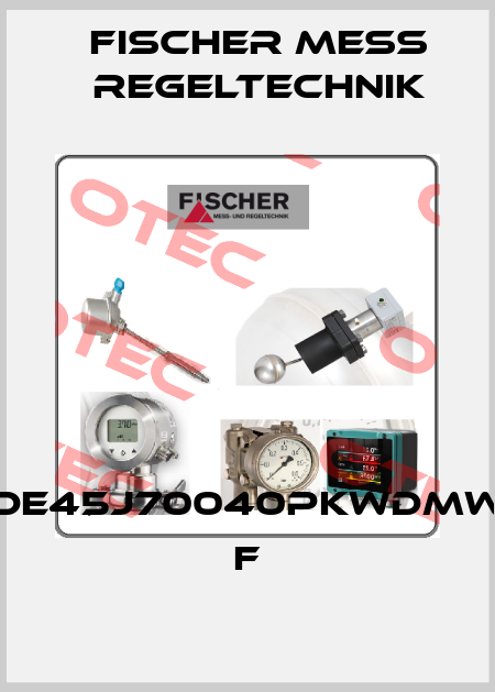 DE45J70040PKWDMW F Fischer Mess Regeltechnik