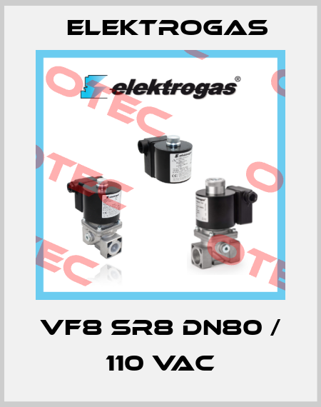 VF8 SR8 DN80 / 110 VAC Elektrogas