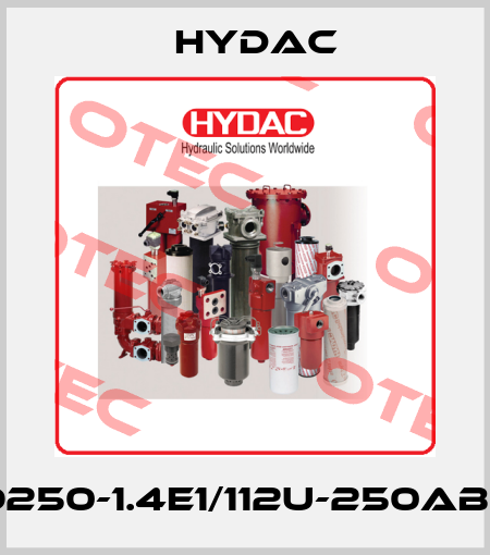 SBO250-1.4E1/112U-250AB060 Hydac