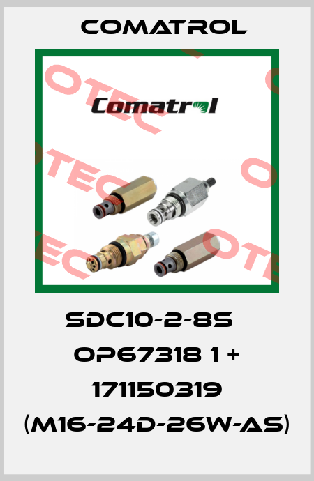 SDC10-2-8S   OP67318 1 + 171150319 (M16-24D-26W-AS) Comatrol