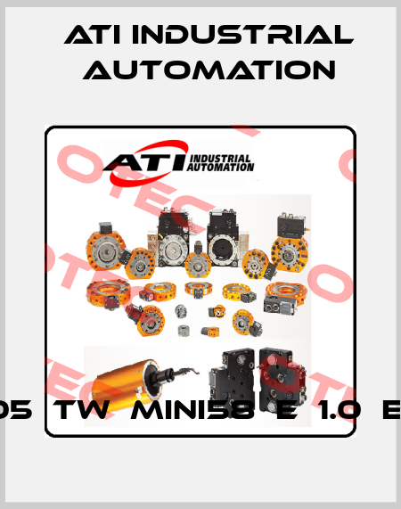 9105‒TW‒MINI58‒E‒1.0‒EC8 ATI Industrial Automation