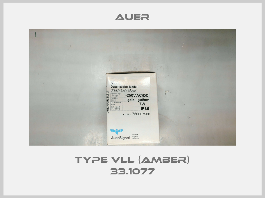 Type VLL (Amber) 33.1077-big