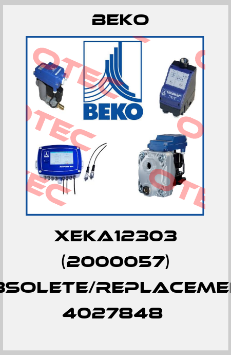 XEKA12303 (2000057) obsolete/replacement 4027848  Beko