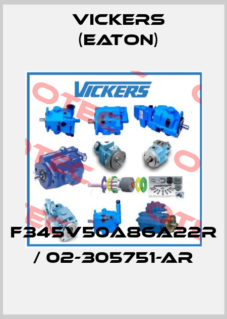 F345V50A86A22R / 02-305751-AR Vickers (Eaton)