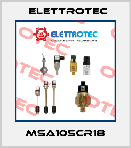MSA10SCR18 Elettrotec