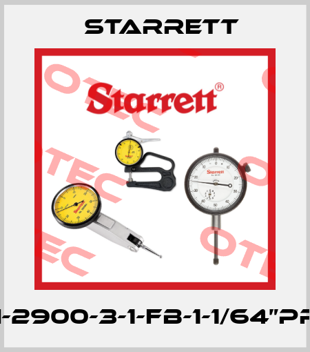 SOI-2900-3-1-FB-1-1/64”PROJ Starrett