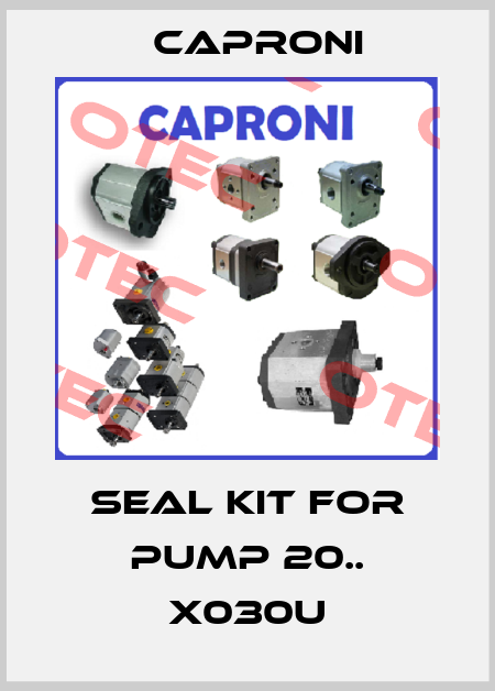 Seal kit for pump 20.. X030U Caproni