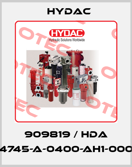 909819 / HDA 4745-A-0400-AH1-000 Hydac
