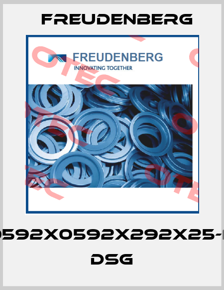 MX95-R-0592X0592X292X25-N58D-C84 DSG Freudenberg