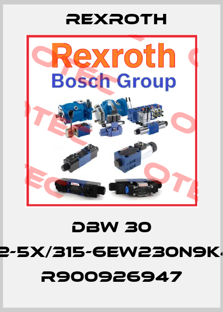 DBW 30 B2-5X/315-6EW230N9K4/ R900926947 Rexroth