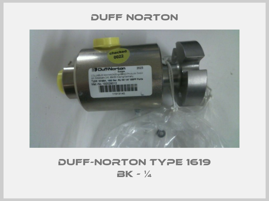 Duff-Norton Type 1619 BK - ¼-big