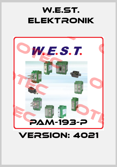 PAM-193-P Version: 4021 W.E.ST. Elektronik