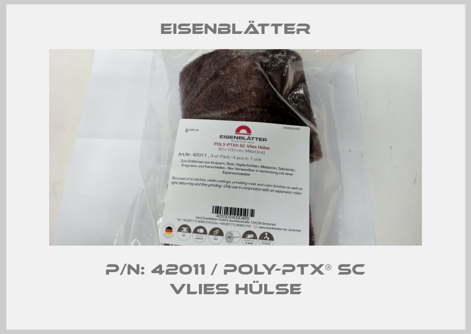 P/N: 42011 / POLY-PTX® SC Vlies Hülse-big