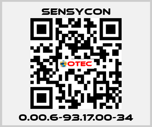 0.00.6-93.17.00-34 SENSYCON