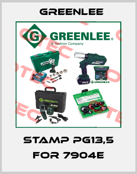 stamp PG13,5 for 7904E Greenlee