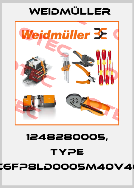 1248280005, type IE-C6FP8LD0005M40V40-D Weidmüller