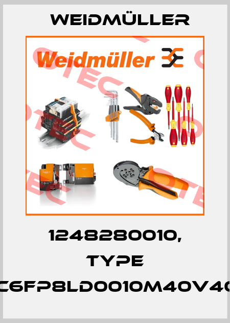 1248280010, type IE-C6FP8LD0010M40V40-D Weidmüller